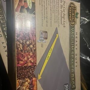 Harvest vacuum bag kitchen